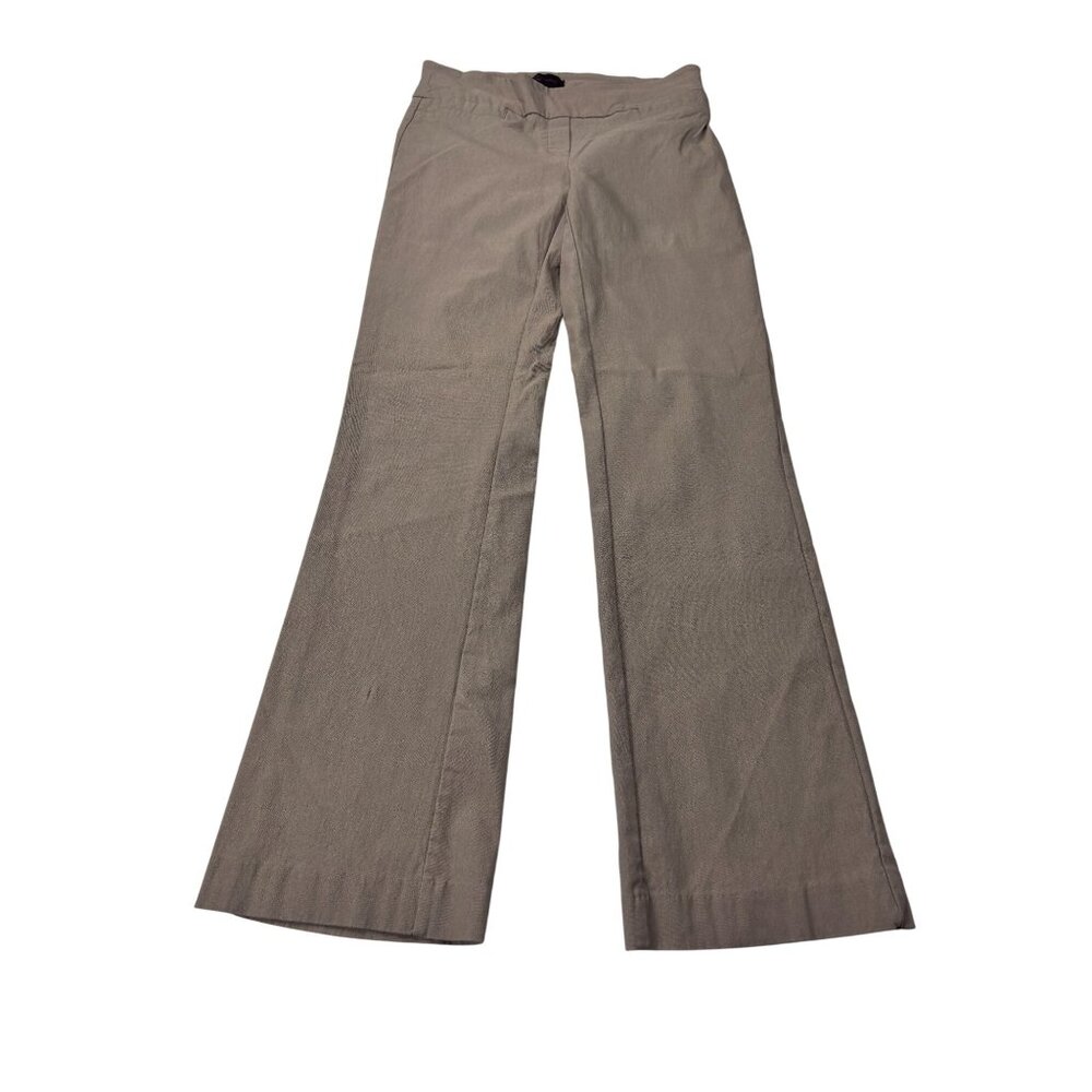 Rekucci Womens Size 2P Beige Wide Leg Dress Pants